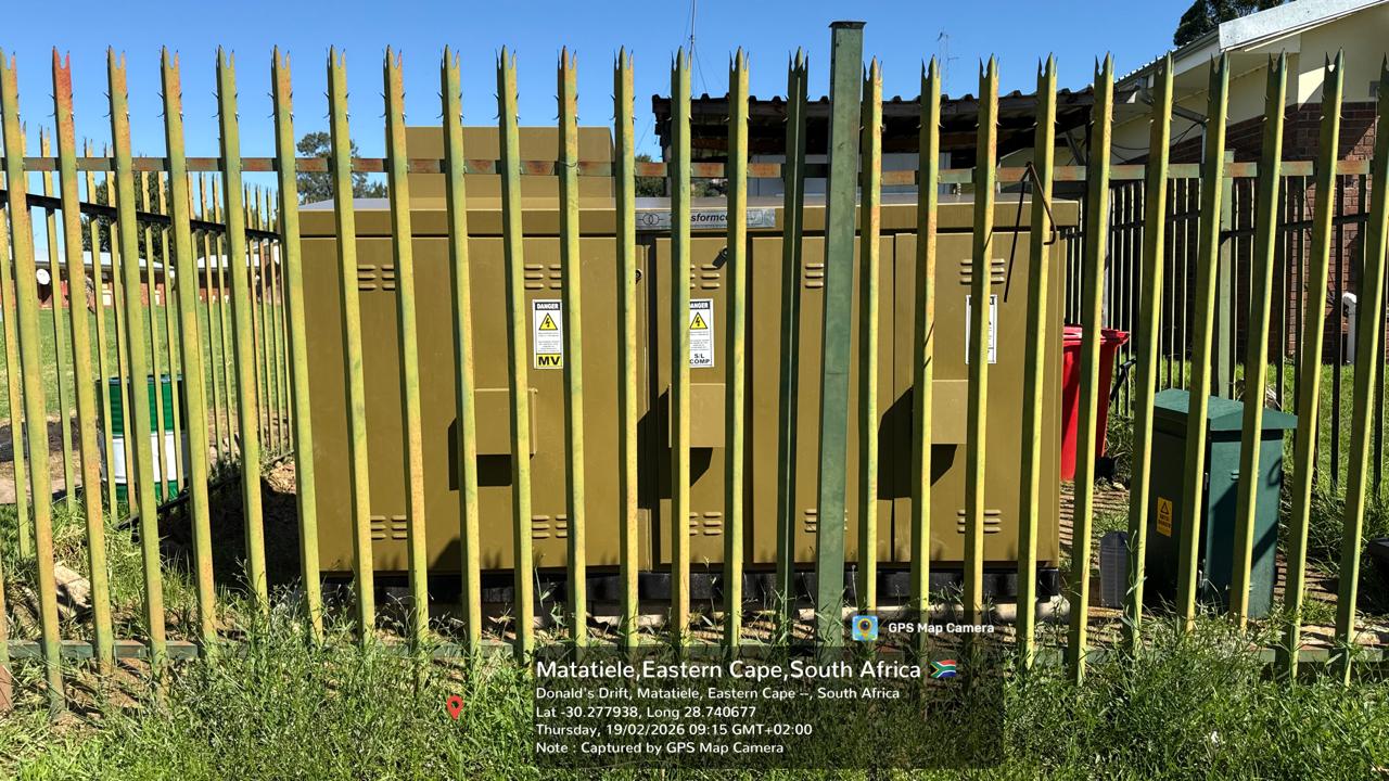 Upgraded Fenced Substation